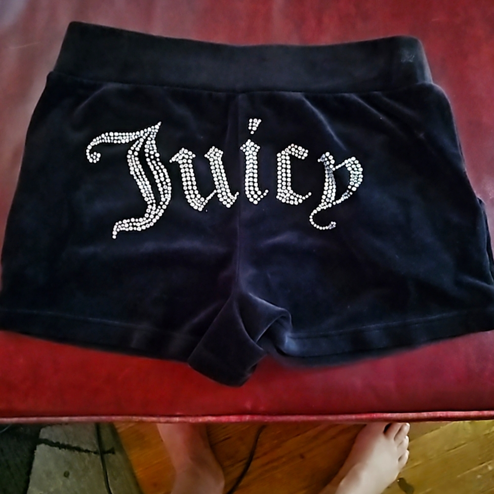 Juicy Couture velour shorts
